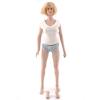 1/6 Scale Female Body,12inch Female Large Bust Super Flexible Seamless Action Figure Body with Detachable Feet Collection (S12D Suntan Skin) view 1