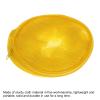 PATIKIL Mesh Beach Bag, Sea Shells Mesh Tote Sand Boxes Collecting Nets Bags with Zipper for Travel, Yellow view 3