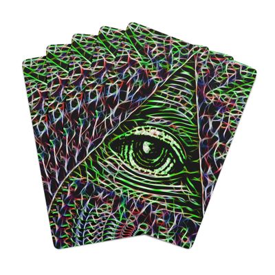 Brian Bula Trendy Eye of Providence Playing Cards Unique All Seeing Eye of God Poker Cards
