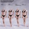 1/6 Scale Female Body,12inch Female Large Bust Super Flexible Seamless Action Figure Body with Detachable Feet Collection (S10D Pale Skin) view 2