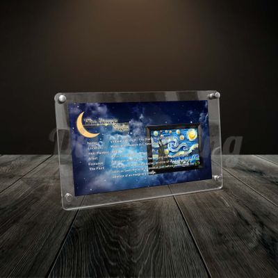 Acrylic Display Photo Frame for Vincent Van Gogh The Starry Night 21333 (Model Set is not Included)