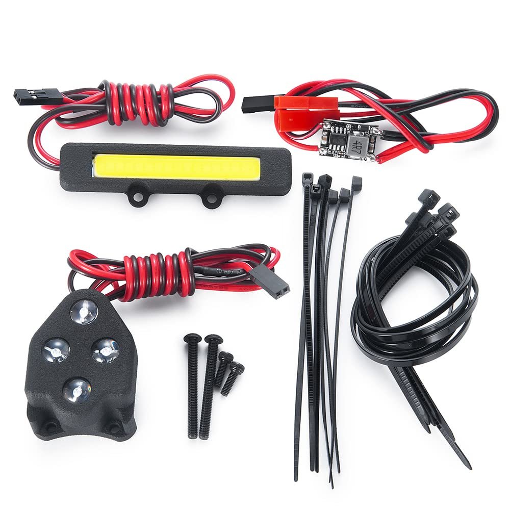 1:8 RC Led Light Kit Headlight Taillights Front/Rear Lamp for 1/8th SLEDGE RC Truck Car Upgrades