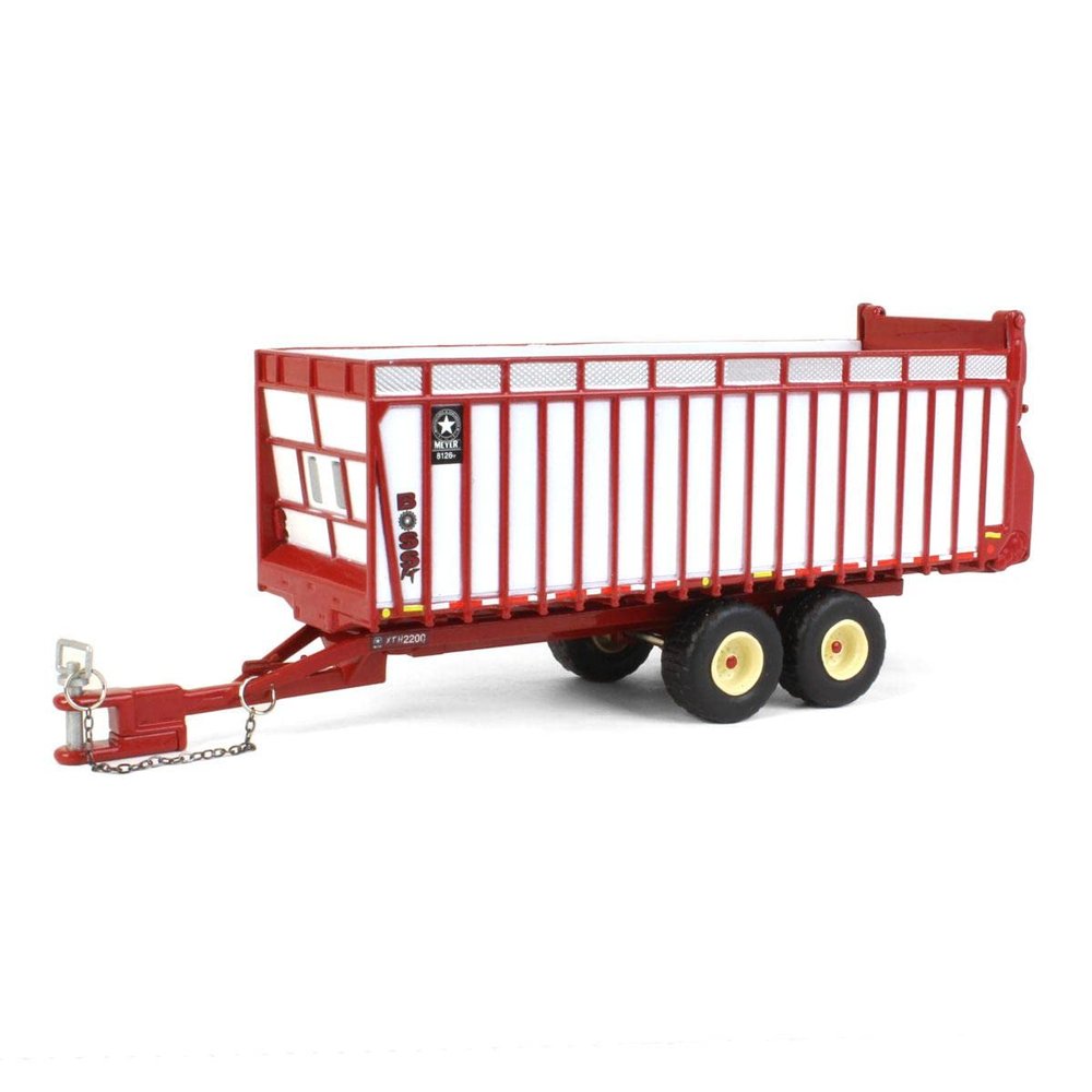 1/64 Red & White Meyer 8126RT Boss Forage Trailer MEY-001