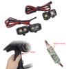 DKKY RC Car Lights LED Spotlights 1/10 Scale RC Crawler Accessories for Axial SCX10 90046 Traxxas TRX4 TRX6 Wraith RR10 MST Redcat Gen8 view 4