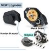 MORLORDY RC Metal Transmission Assembly Gearbox Case for 1/24 RC Crawler Car Axial SCX24 Upgrades Parts Accessories view 2