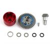 Differ Set 37T 1.35M ARA310956 w/ #45 Steel Input Gear 13T ARA311031 for Arrma Granite Typhon Big Rock Senton Vorteks Vendtta 3S Outcast Kraton 4S Upgrade Parts (Red) view 2