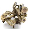 Nautical Bronze Sextant  Solid Brass Maritime Astrolabe | Vintage Ship Navigation Instrument for Nautical Decor, Collectibles, Maritime Gifts, and Navigational Tools view 3