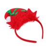 HKSICHENGKEJI 2 Pieces Elf Headbands Christmas Cute Elf Hair Hoop with Small Bell Holiday Headpiece for Kids Girls Party view 4