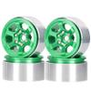 LAFEINA 1.9 inch Beadlock Alloy Wheel Rim for 1:10 RC Crawler Car SCX10 D90 TRX4 Tamiya CC01 MST view 1