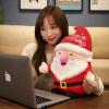 14.6 inch Christmas Santa Claus Doll Soft Plush Stuffed Animated Figurines Santa Figure Doll for Table Mantel Desktop Display Ornament Xmas Decoration Holiday Festival Birthday Gifts view 3