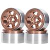 LAFEINA 1.9 inch Beadlock Alloy Wheel Rim for 1:10 RC Crawler Car SCX10 D90 TRX4 Tamiya CC01 MST view 1