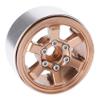 LAFEINA 1.9 inch Beadlock Alloy Wheel Rim for 1:10 RC Crawler Car SCX10 D90 TRX4 Tamiya CC01 MST view 2