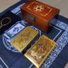 Jayiaine Tarot Deck, with 80 Waterproof Cards of Guide Divination Oracle Bone Inscriptions, Destiny Game Suit is A Christmas Birthday Gift for Beginner Experts and Readers,Black view 1