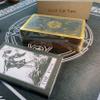 Jayiaine Tarot Deck, Waterproof and Guide Divination Oracle 80 Cards, Fortune Telling Game Set for Family Reunion Beginner Expert Reader Christmas Birthday, Black view 2