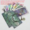 Jayiaine Tarot Cards Deck, Water Proof with Guidebook Divination Oracle 80 Cards, Fortune Telling Game Set for Family Reunion Beginners Expert Readers for Christmas Birthday, Black view 2