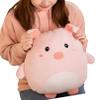 CASAGOOD Soft Flat Pig Plush Hugging Pillow Cute Pink Pig Stuffed Animal Piggy Plushies Toys Kids Piglet Anime Cushion for Birthday, Valentine's Day, Christmas...16.5 Inch view 1