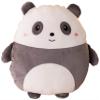 CASAGOOD Soft Flat Panda Plush Hugging Pillow Cute Black Panda Stuffed Animal Plushies Toys Kids Anime Cushion for Birthday, Valentine's Day, Christmas...16.5 Inch view 1