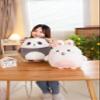 CASAGOOD Soft Flat Panda Plush Hugging Pillow Cute Black Panda Stuffed Animal Plushies Toys Kids Anime Cushion for Birthday, Valentine's Day, Christmas...16.5 Inch view 2