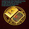 Jayiaine Tarot Cards Deck, Water Proof with Guidebook Divination Oracle 80 Cards, Fortune Telling Game Set for Family Reunion Beginners Expert Readers for Christmas Birthday, Black view 4