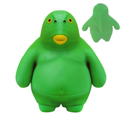 HIPIHOM Green Head Fish Toy, Decompress and Squeeze Stress Toy Figure for Adults, Relief Anti-Anxiety Mini Gadget to Relax (Large)