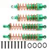 Arrma Alloy Shocks Absorber for Senton 4X4, Front & Rear 1/10 RC Damper Big Bore Hops Up Parts #AR330550 (Green) view 1