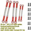 6Pcs Pull Rod Link Rod Set Upgrade Parts for 1/10 ECX 2WD Series Ruckus Torment Axe Brutus Circuit AMP RC Car(Red) view 3