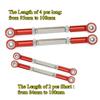 6Pcs Pull Rod Link Rod Set Upgrade Parts for 1/10 ECX 2WD Series Ruckus Torment Axe Brutus Circuit AMP RC Car(Red) view 4