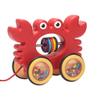 predolo Toddler Toys, Pull-Along Baby Toy with Rustling Wheels, Push and Pull Action, Early Toy, Birthday Gifts, Crab view 3
