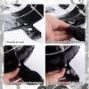 12 Pcs Tire Balloons Black and White Checkered, 18 Inch Race Car Wheel Foil Balloons for Baby Shower Gender Reveal Racing Theme Birthday Party Decoration Party Supplies view 3