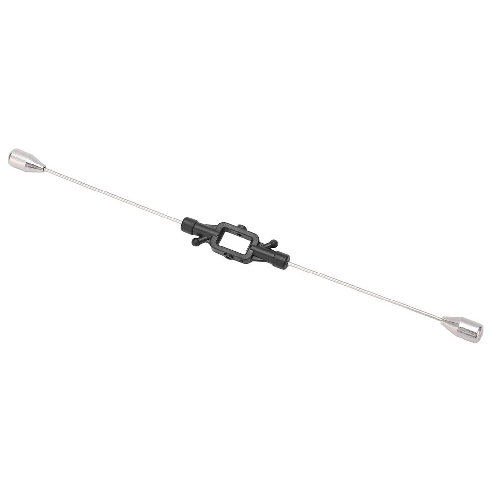 Bediffer RC Helicopter Balance Bar Replacement, Well Fitted RC Helicopter Balance Pole Easy to Install Accurate Plastic Stainless Steel Black for Flight, Body Accessories