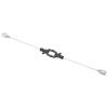 Bediffer RC Helicopter Balance Bar Replacement, Well Fitted RC Helicopter Balance Pole Easy to Install Accurate Plastic Stainless Steel Black for Flight, Body Accessories view 1