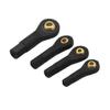 4pcs Nylon Ball Head Universal Ball Head Nylon Link Rod End Ball Joint Head for RC Crawler Car M2 M3 M4 M5 view 1