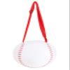 elope Baseball Costume Companion Bag - Stuffed Baseball Purse with Adjustable Strap and Embroidered Lacing view 1