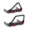 New Metal RC Rock Crawler Car Front Bumper for 1/10 RC Crawler Axial SCX10 Traxxas TRX4 D90 CC01 Car Accessories ( Color : Black B ) view 2