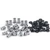 20PCS Rod End Ball Head Holder Tie Rod Ends Ball Joints for 1/24 RC Crawler Axial SCX24 90081 001 002 005 006 Gladiator ( Color : 1Set ) view 3