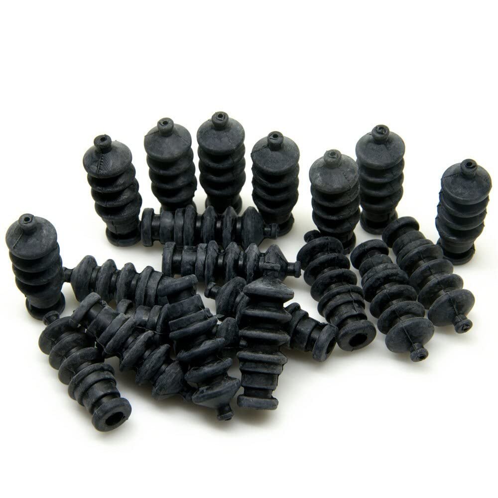BAIJAC RC Boat Waterproof Push Rod Rubber Seal Bellow 37mm Length for RC Boat Servo Push Rod Seal to Rudder Accessories (Color : 5PCS)
