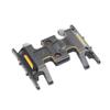 Axle Housing Servo Stand Transmission Mount Case Chassis Links Steering Cup for 1/24 Crawler Car Axial Scx24 90081 4wd Axi00004 ( Color : Purple ) view 1