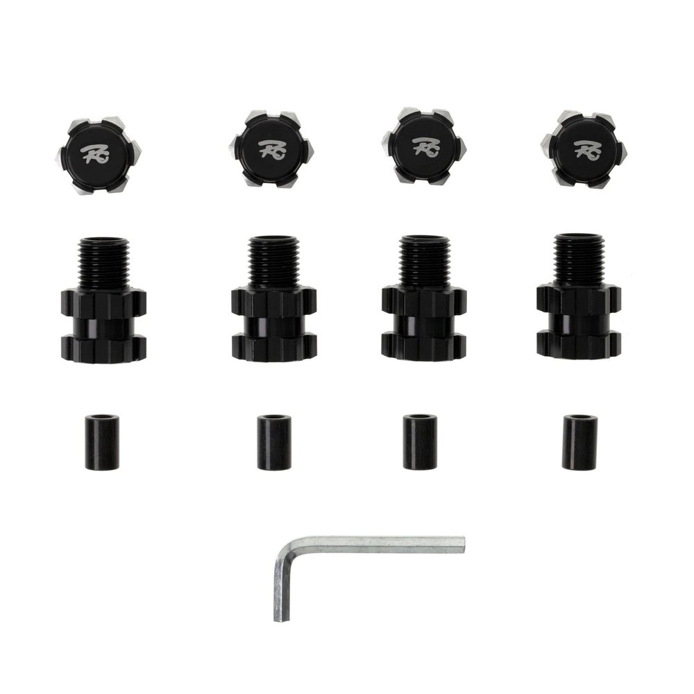 1/10 RC Car Aluminum Alloy Wheel Hex Hub Adapter Extension 4PCS 10MM to 17MM for Traxxas Maxx