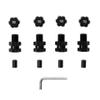 1/10 RC Car Aluminum Alloy Wheel Hex Hub Adapter Extension 4PCS 10MM to 17MM for Traxxas Maxx view 1