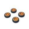 MOOKEENONE 4X Aluminum Alloy Wheels Rim Tires for Wltoys 1/28 K969 K989 P929 RC Car view 1
