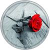Jigsaw Puzzles 1000 Pieces Round for Adult Children Red Rose Flower Intellectual Decompressing Jigsaw Puzzles Educational Game Puzzle Collectibles DIY Toys for Family Friends view 1