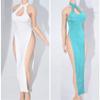1/6 Scale Female Clothes,Female Ice Silk Cheongsam Dress Costume Clothing for 12inch PH TBL JO Action Figure Body (Black) view 4