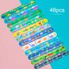 hexiaoxiao 48 Pcs Slap Bracelets for Kids Dinosaur Snap Bracelets Bulk Bracelet for Boys Party Supplies Favors Classroom Prizes Exchanging Gifts Christmas Easter Thanksgiving Holiday Gifts view 3