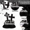 12 Pack RIP to My 20s Birthday Decorations, Death to My 20s Decorations, RIP 20s Birthday Black and White Honeycomb Centerpieces Decorations, Funeral for My Youth 30th Birthday Table Decorations Decor view 2