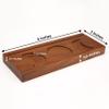 Curawood 3 Tarot Card Holder Stand, Etched & Engraved Moon, Crystal Tray with Moon Phase Cover Bundle view 2