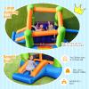 JIMUOO Inflatable Bounce House, Kids Bounce Castle Outside, Jumping Castle Bouncer w/Slide, Large Jumping Area, 2-in-1 Bouncy House for Toddler, Kids Bouncy Castle for Party Indoor Outdoor view 4