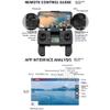 Lozenge Brushless Drone with Camera 4K Camera GPS Drone Follow Me Drone Quadcopter Helicopter L300 RC Drones with Camera Motorized Adjustment Camera Dual Cameras (Black, 4K Double Camera&3 Battery) view 2