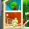 NUOBESTY 1 Set Doll Dress Rack Doll Clothes Hanger Miniature Clothing Display Rack Garment Coat Hanger Doll House Decoration Doll House Furniture Accessories - Silver view 3