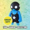 Gang Beasts Blue Wrestler Plush 12" Video Game Character Doll Figure view 3