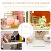 NUOBESTY Mini Clothes Rack for Dolls Doll Clothes Hanger Doll Apparel Hanger Dress Rack Miniature Dollhouse Furniture Accessories 5.90X4.72X2.16In view 3
